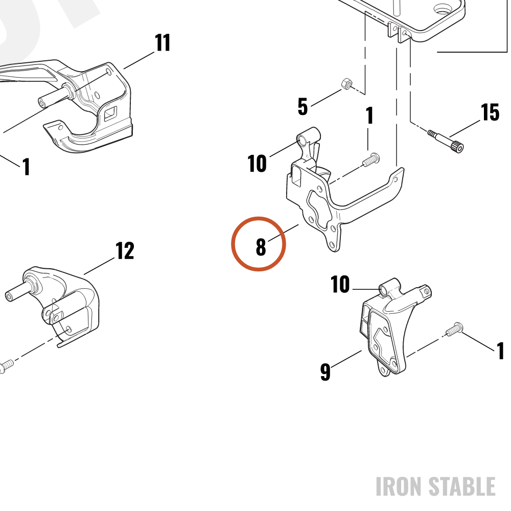 Harley-Davidson Bracket Assembly, Gear Shftr