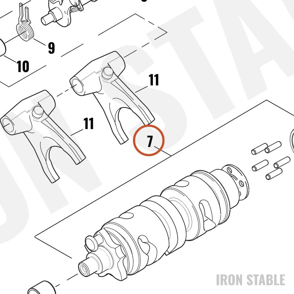 Harley-Davidson Shifter Cam Assembly