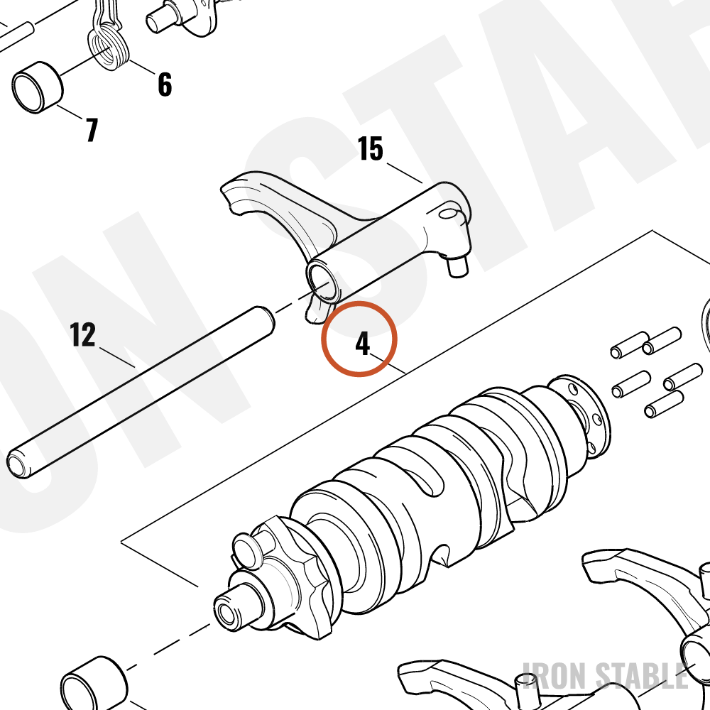 Harley-Davidson Shifter Drum Assembly