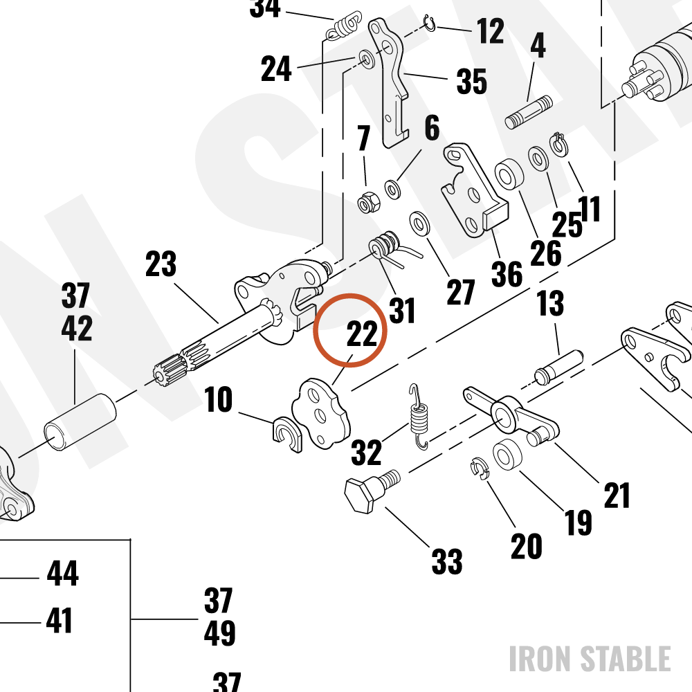 Harley-Davidson Detent Plate