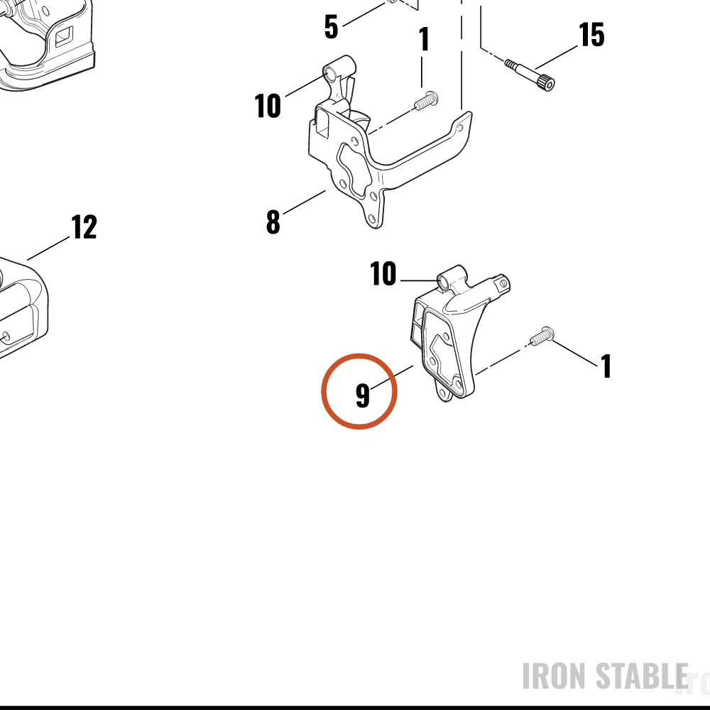 Harley-Davidson Bracket Assembly, Gear Shifter
