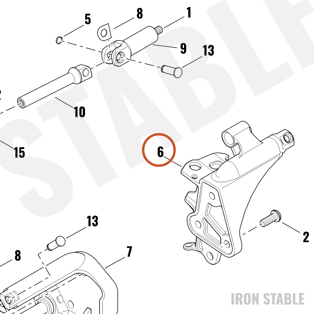 Harley-Davidson Bracket Assembly, Gear Shftr