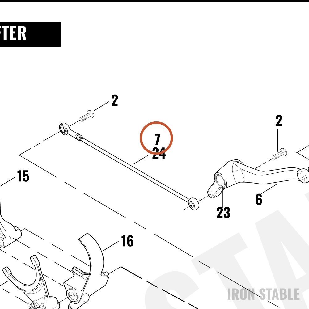 Harley-Davidson Shifter Rod
