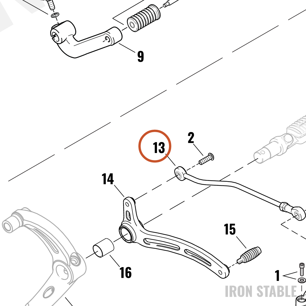 Harley-Davidson Rod, Shf Lkge Conn, X