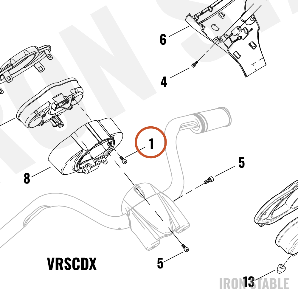 Harley-Davidson Screw, Hex Head Cap
