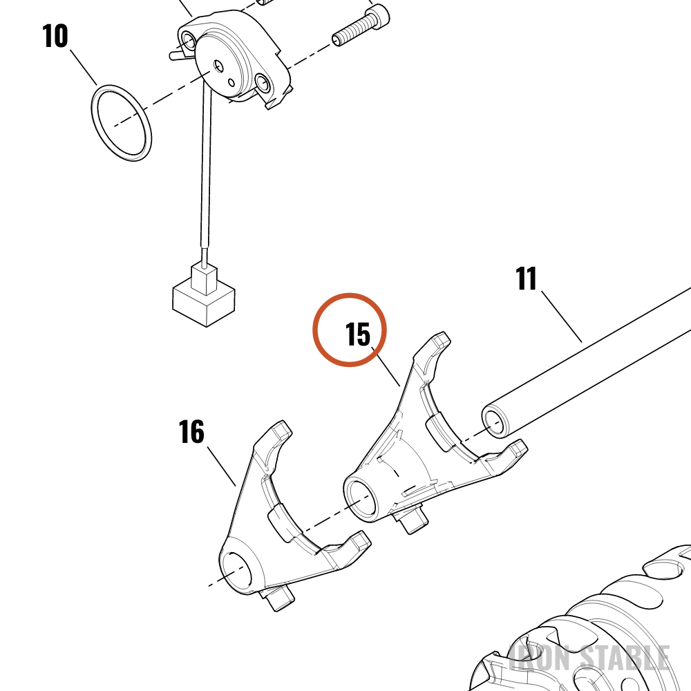 Harley-Davidson Fork, 2nd/3rd Shift
