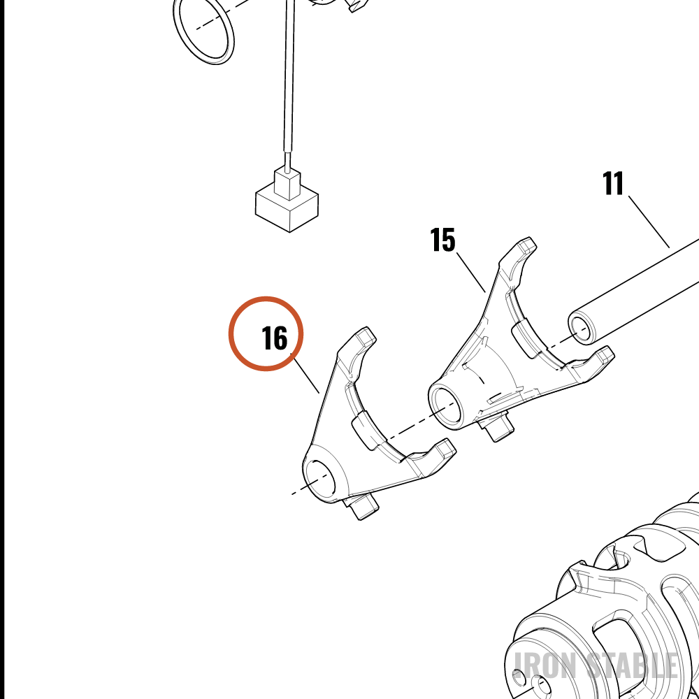 Harley-Davidson Fork, 5th/6th Shift