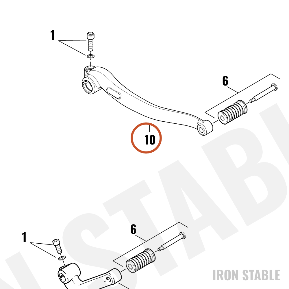 Harley-Davidson Shifter, Pedal