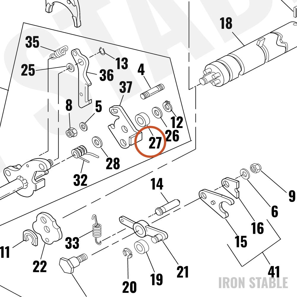 Harley-Davidson Bushing, Shifter Shaft