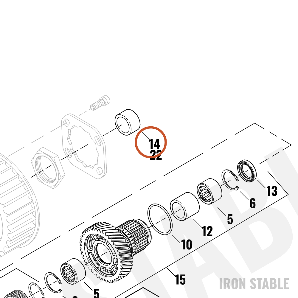 Harley-Davidson Int Shftr Mech Component, X