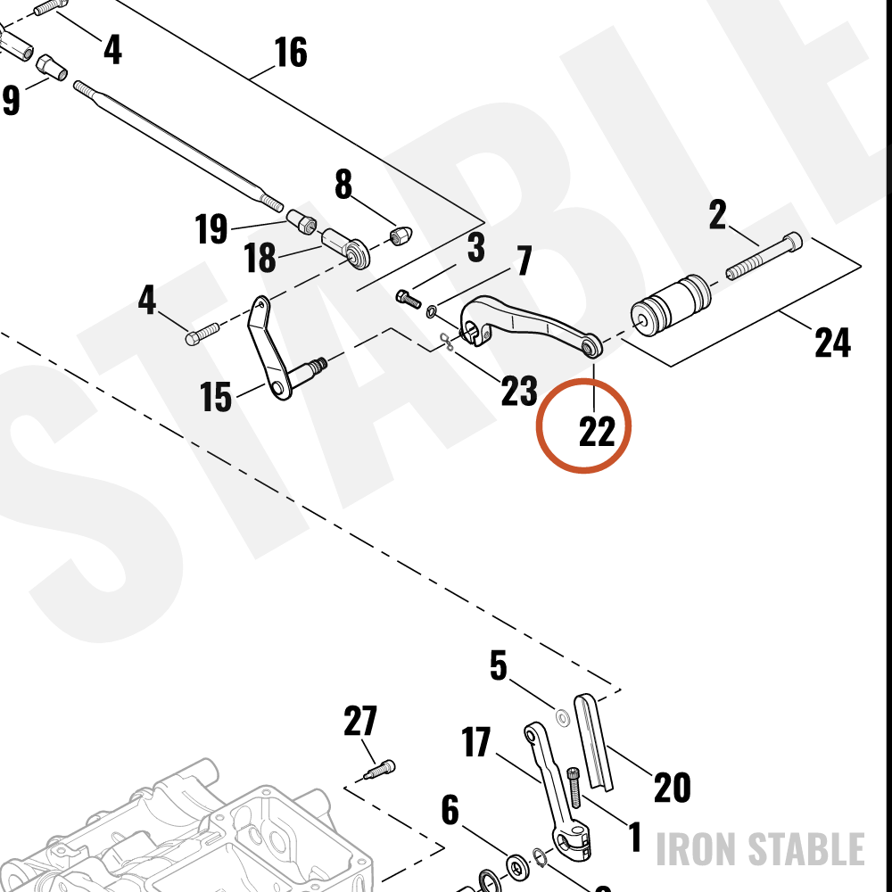 Harley-Davidson Kit Shiftlever, Billet