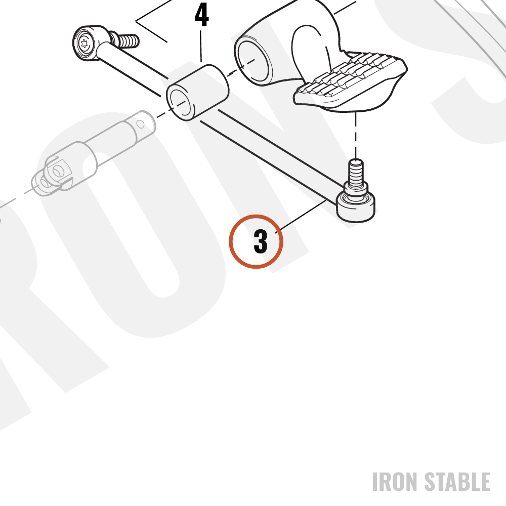 Harley-Davidson Brake Misc Component, Brake Rod Assembly