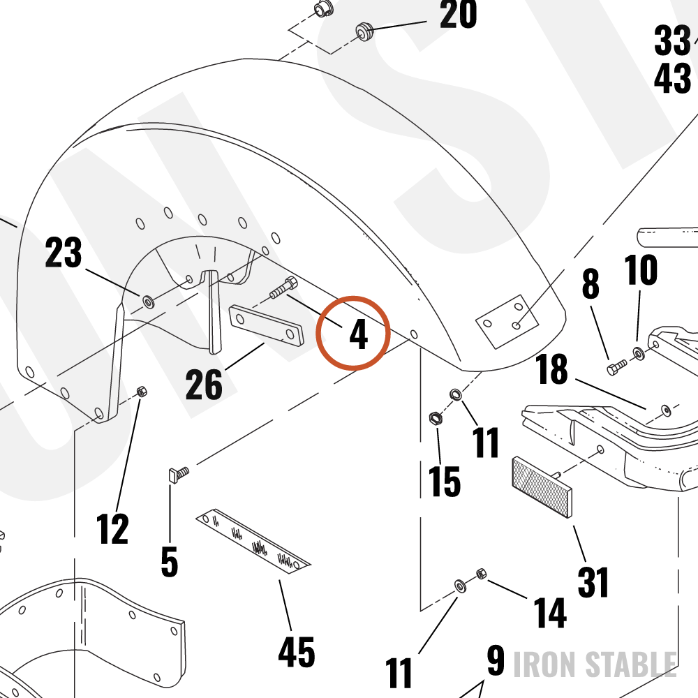 Harley-Davidson Screw, Hex Cap