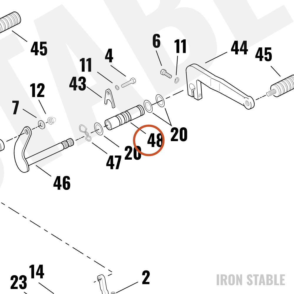 Harley-Davidson Sleeve, Shifter Lever