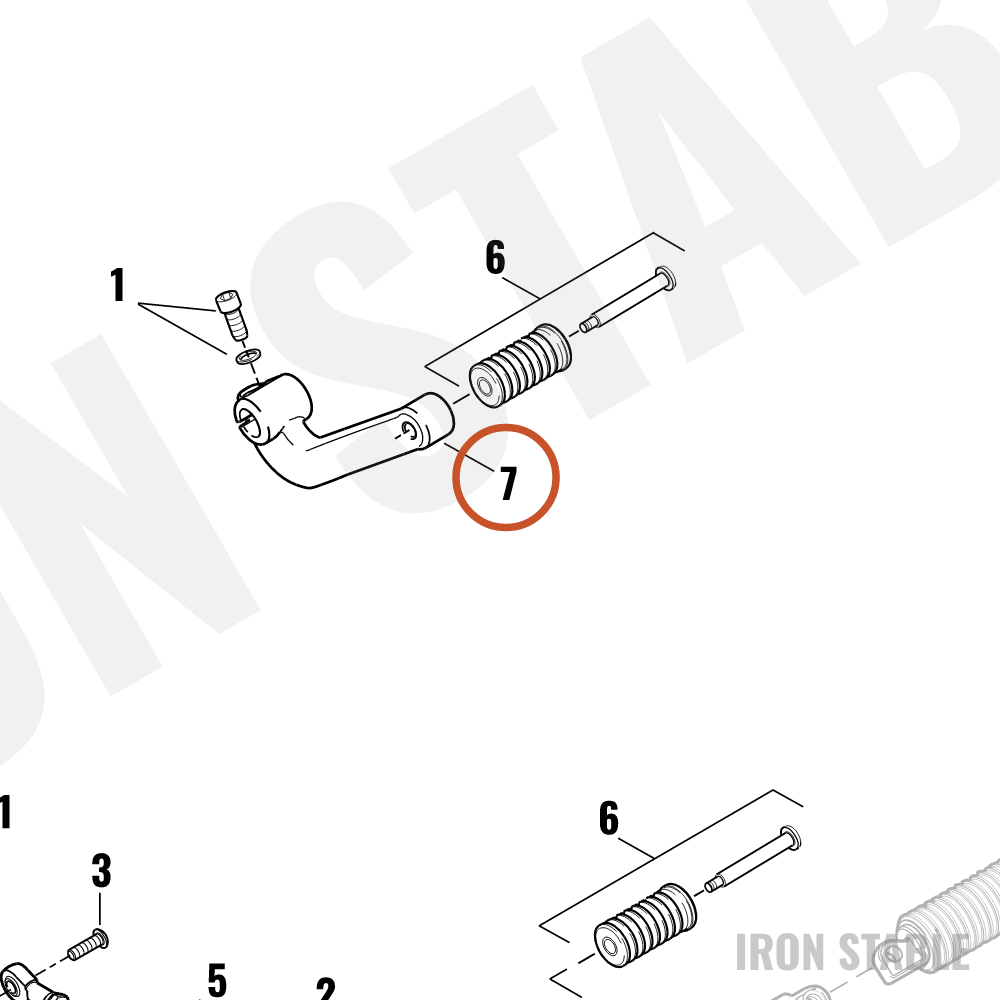 Harley-Davidson Lever, Engn Shf, X