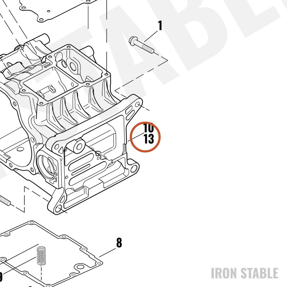 Harley-Davidson Sub-Assembly, Xmsn, Tc, Blk, Dyna, Kit-