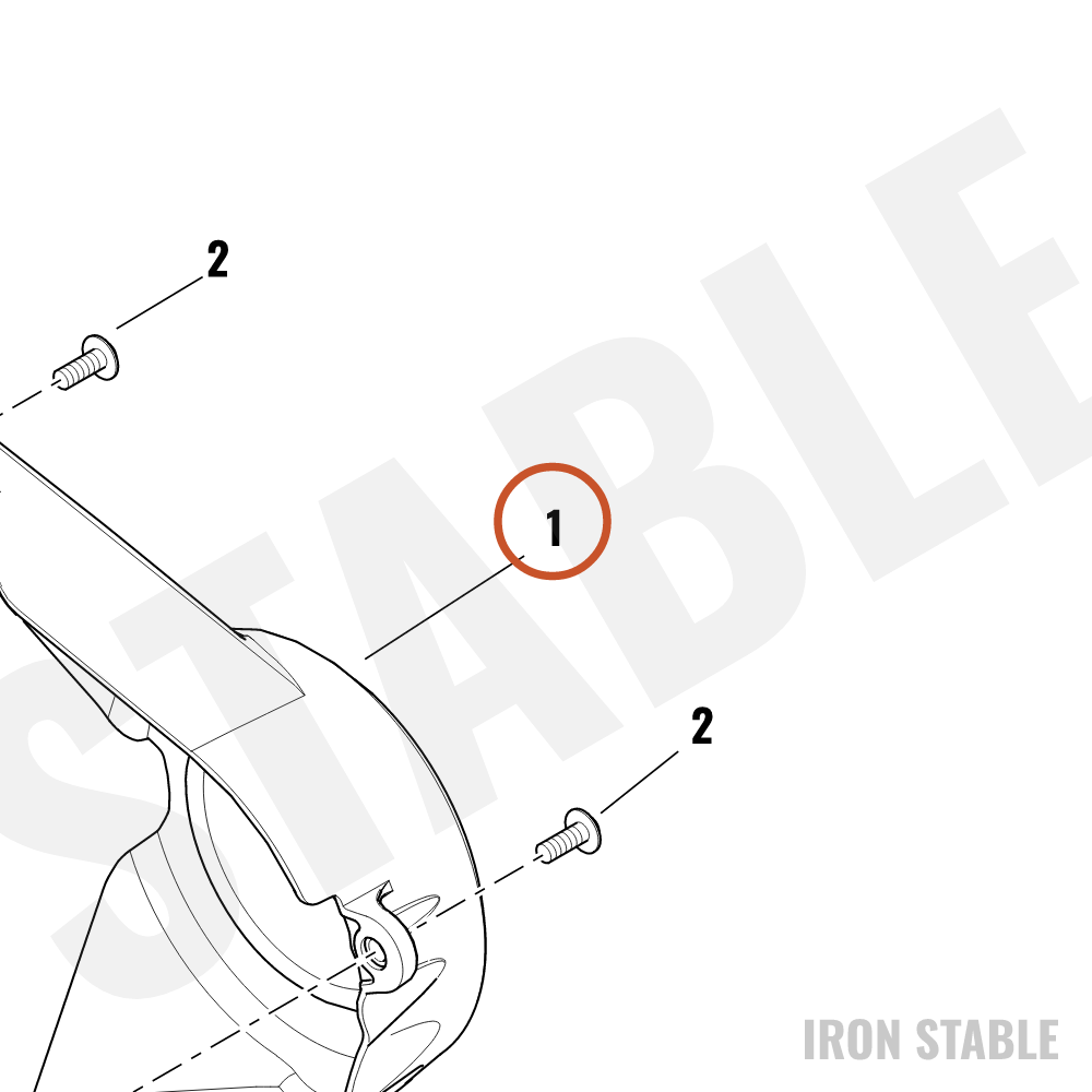 Harley-Davidson Cover, Out Sprkt, Component