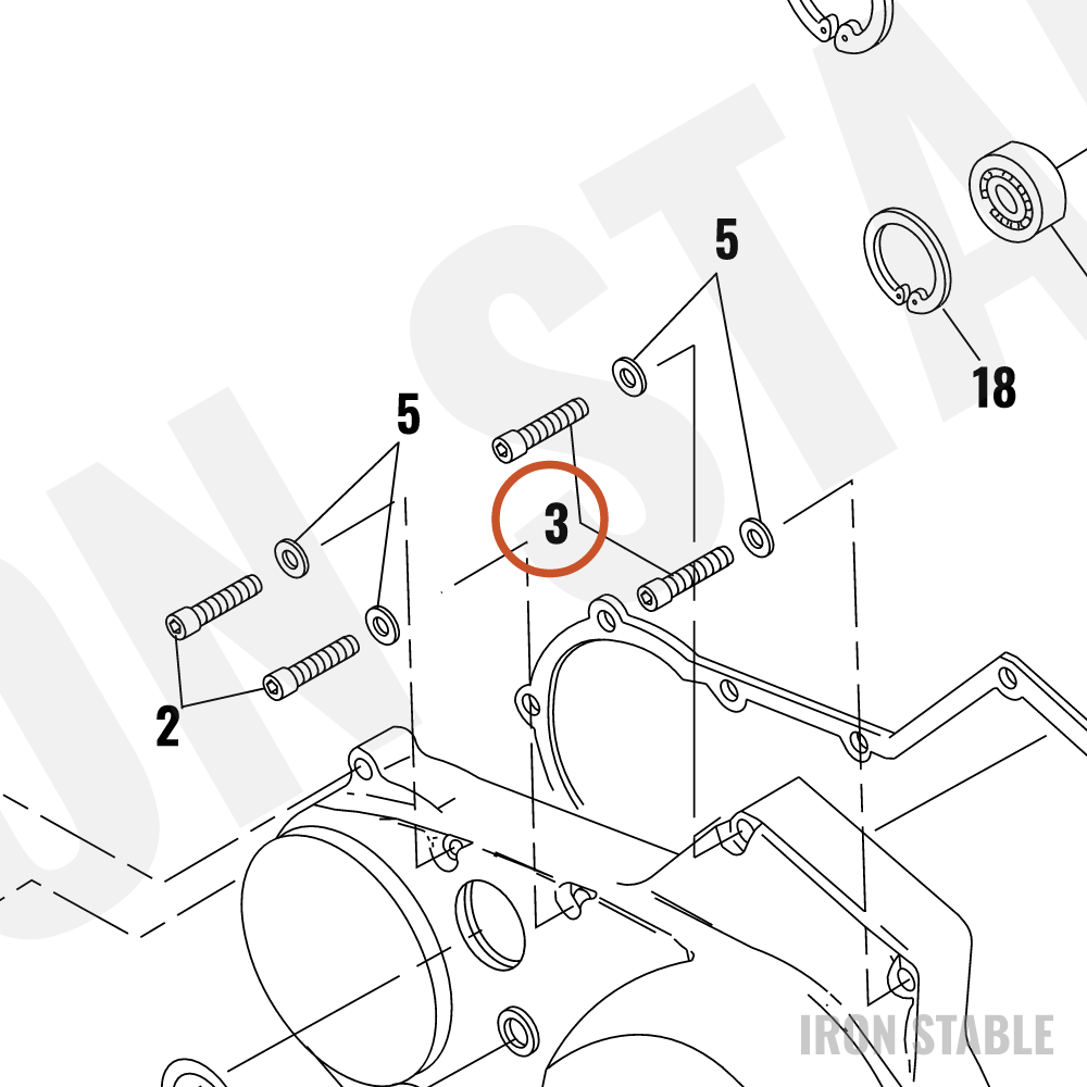 Harley-Davidson Screw, , Hex Sckt, Sems/Lock