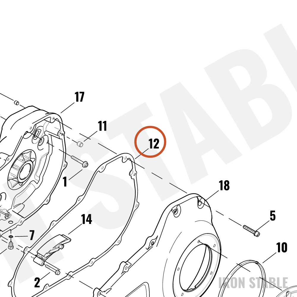 Harley-Davidson Gasket, Primary Cover