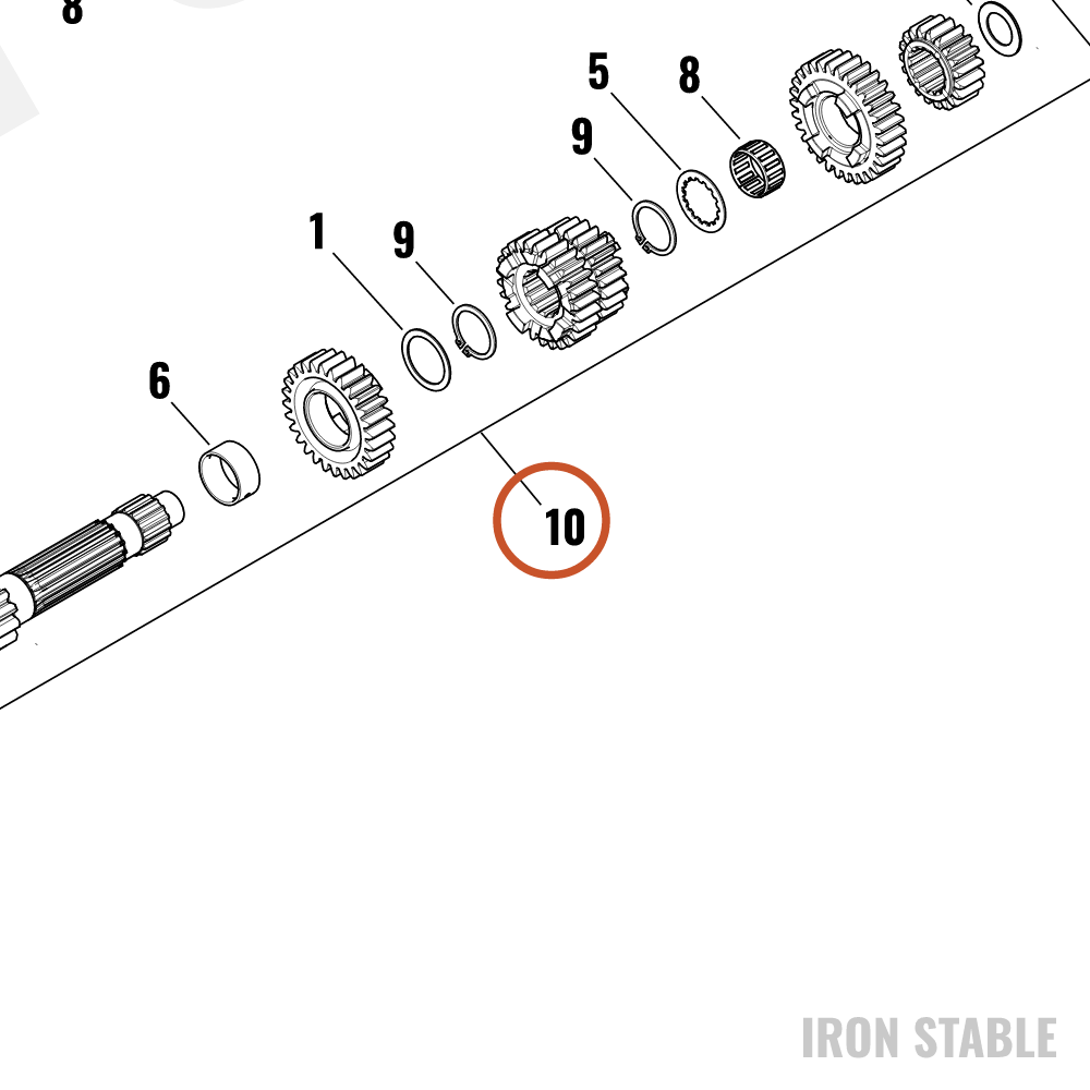 Harley-Davidson Shaft, Xmsn Inp, X