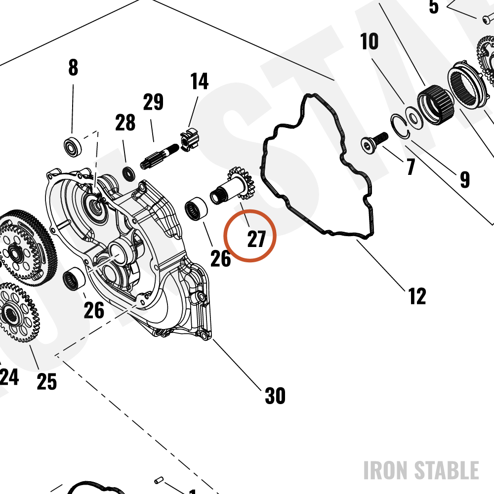 Harley-Davidson Gear, Xmsn, Pinion, 18t