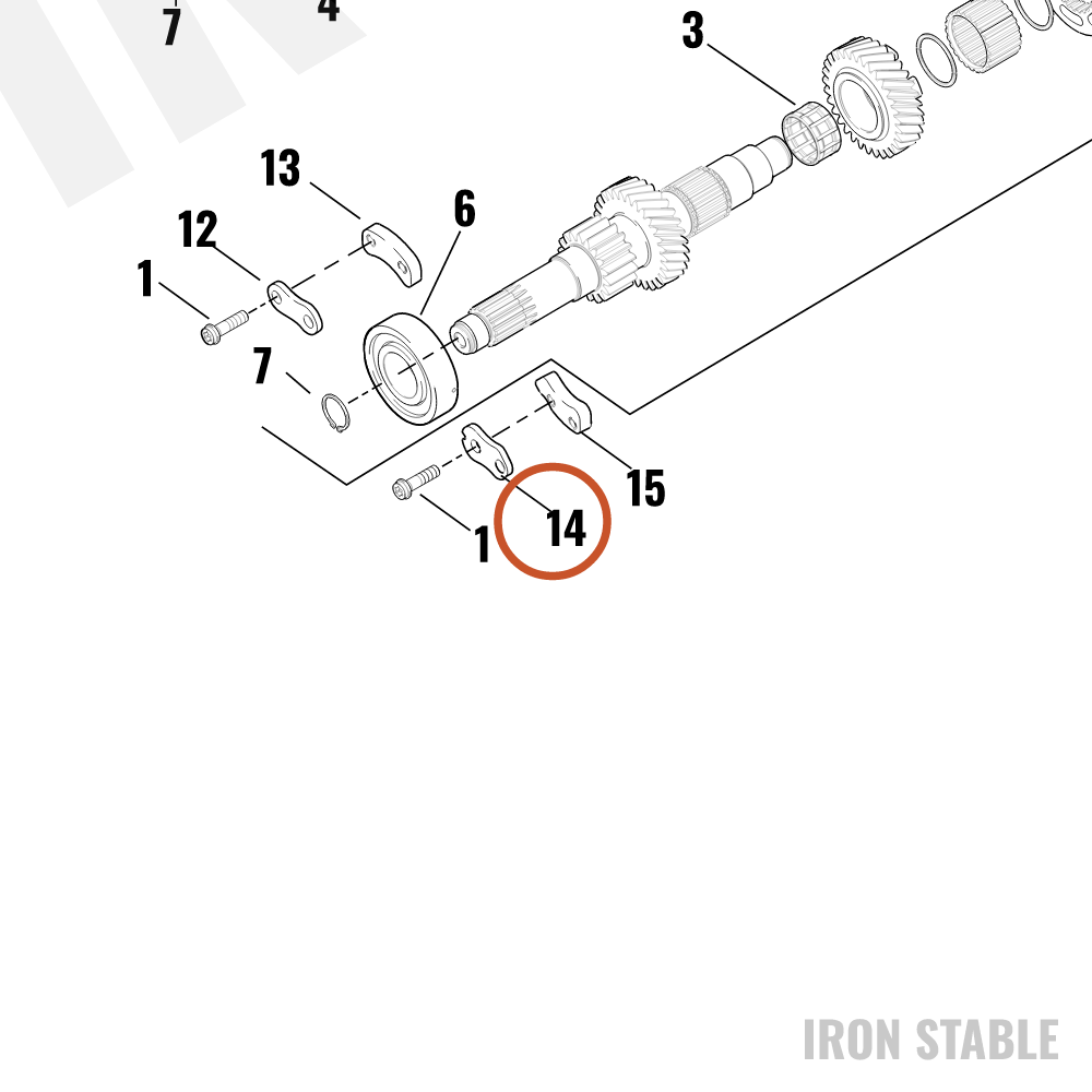 Harley-Davidson Bracket, Retaining, Lower-Outer