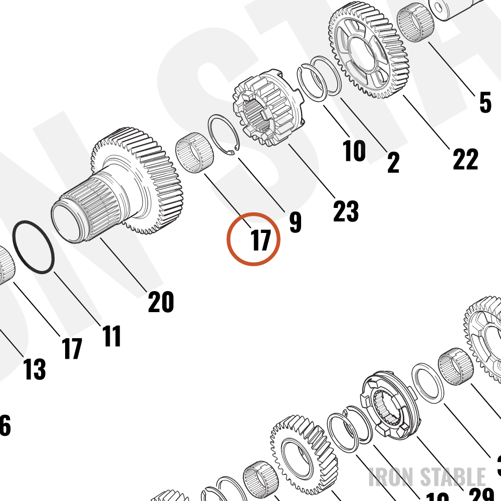Harley-Davidson Needle Bearing, Pre-Lube