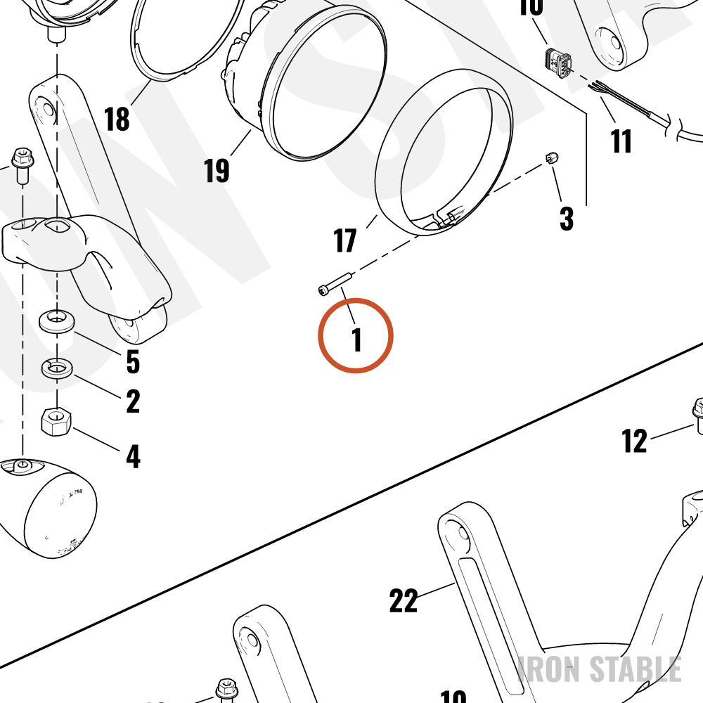 Harley-Davidson Screw, Mach, Fillister