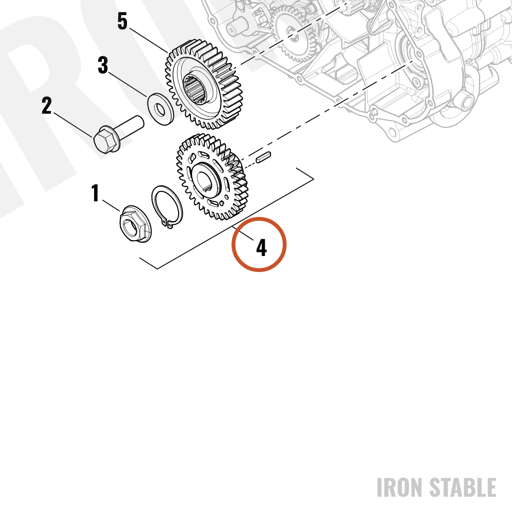 Harley-Davidson Shaft, Balancer Assembly