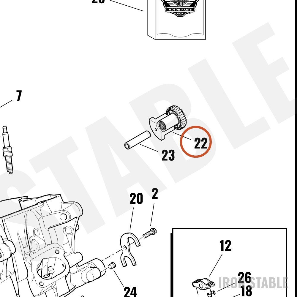 Harley-Davidson Balancer, Engn, Assembly