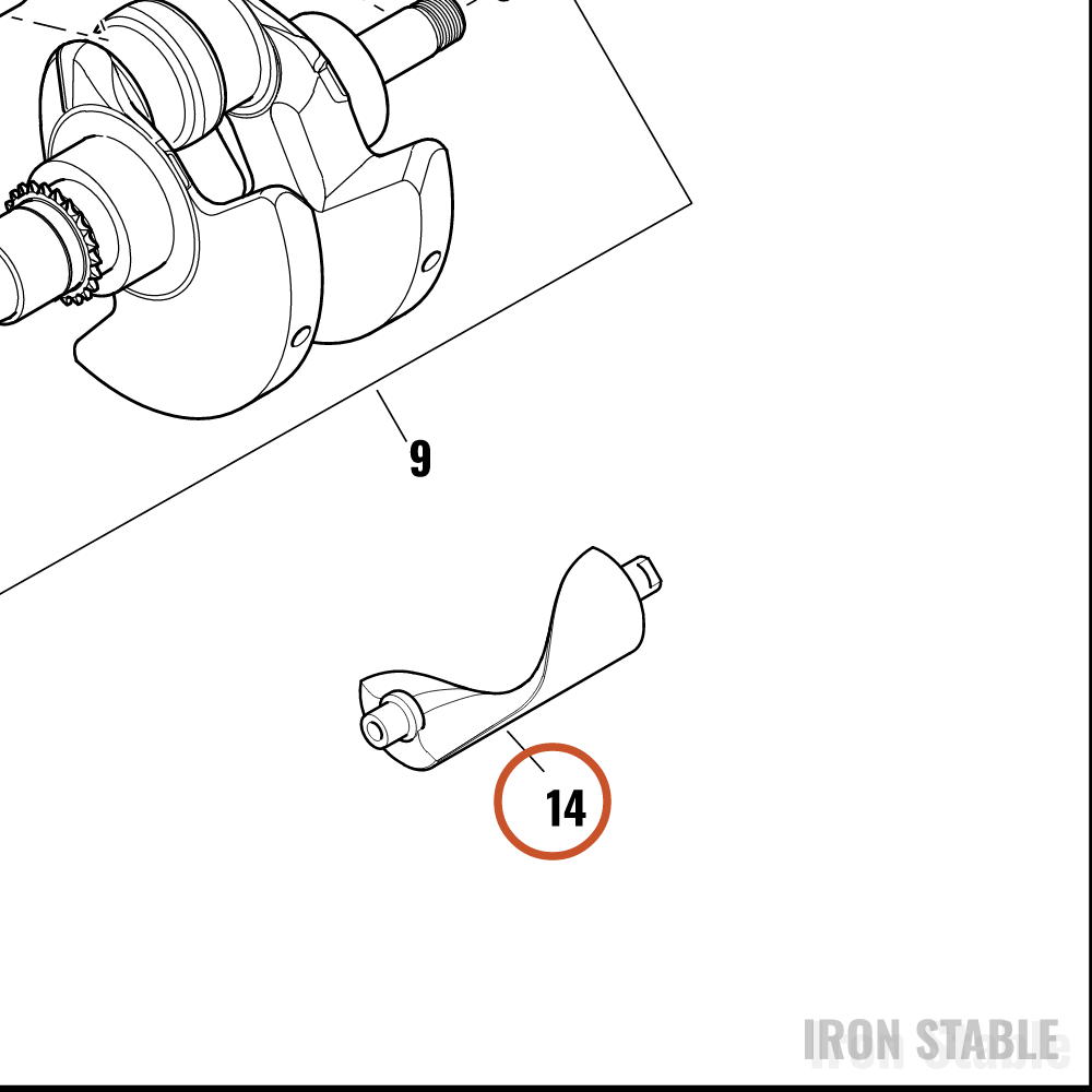 Harley-Davidson Engn Bal Sub-Component, Bal, Lower E
