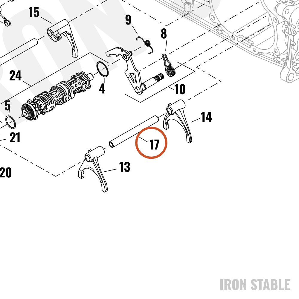 Harley-Davidson Fork, Shftr, Shaft