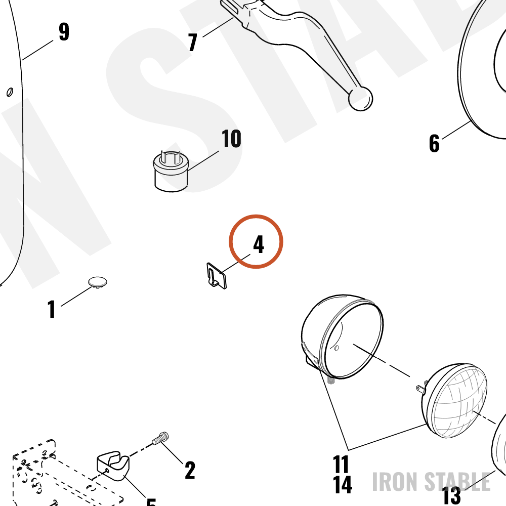 Harley-Davidson Housing Assembly, Trans/Mn Bearing, Slvr