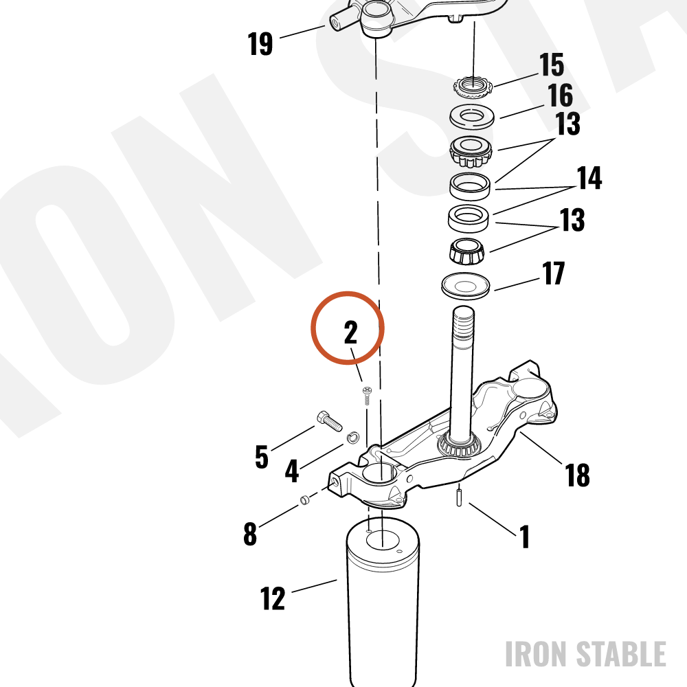 Harley-Davidson Screw, Small Flange