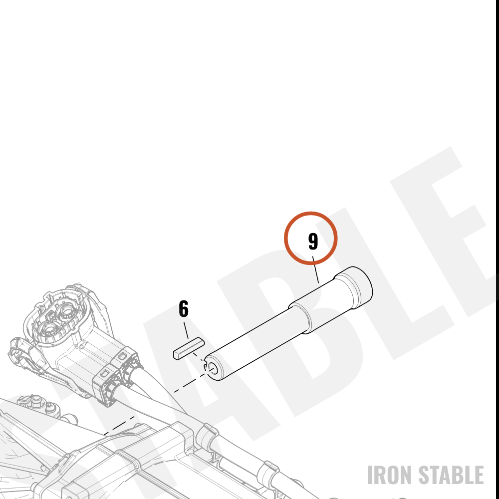Harley-Davidson Shaft, Xmsn Out, Driven Gear