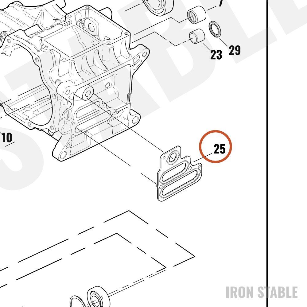 Harley-Davidson Gasket, Trans Case-To-C'case