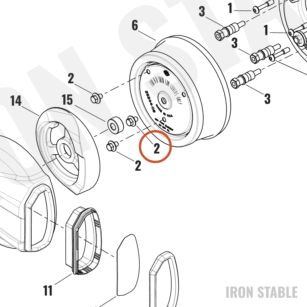 Harley-Davidson Screw, Flange
