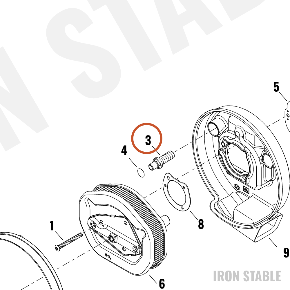 Harley-Davidson Screw, Breather