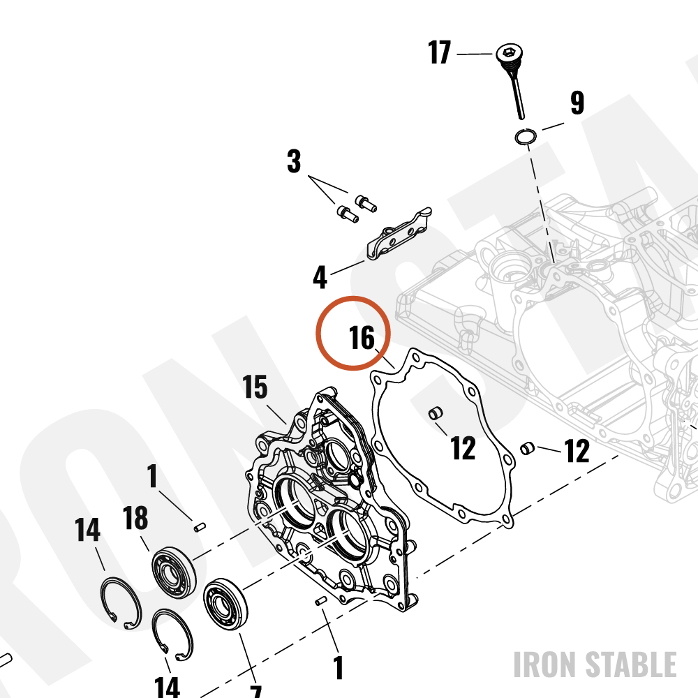 Harley-Davidson Gasket, Cover, X
