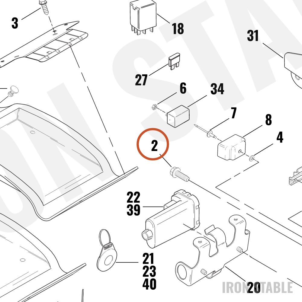 Harley-Davidson Screw, Flange