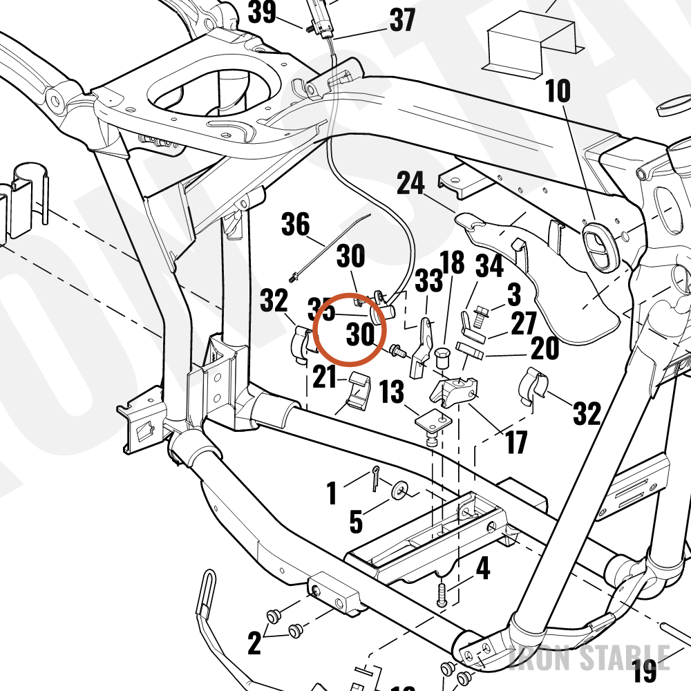 Harley-Davidson Screw, Small, Flange Hd