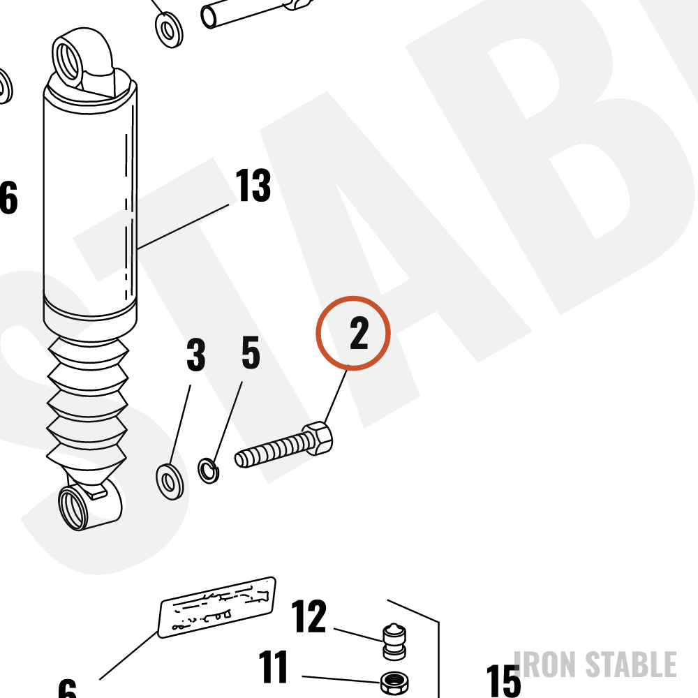 Harley-Davidson Screw, Hex Cap