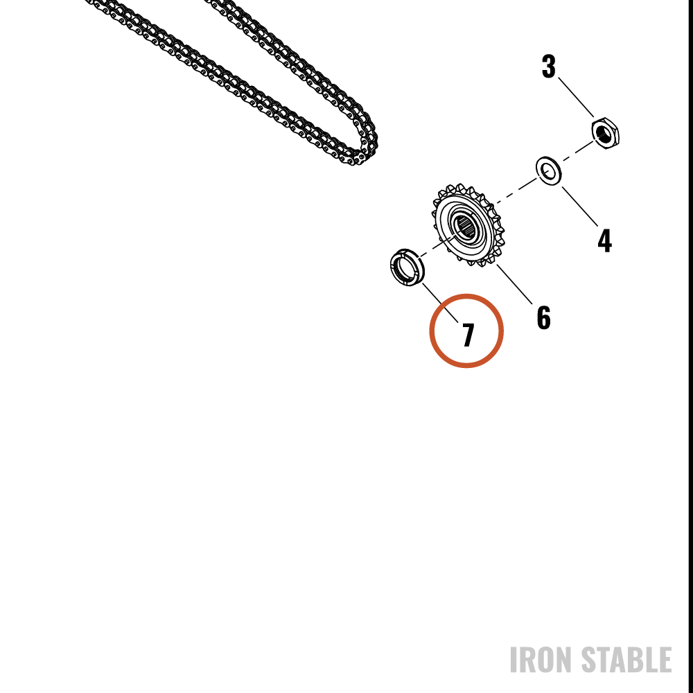 Harley-Davidson Pt Drln Misc Component, Sprkt Space