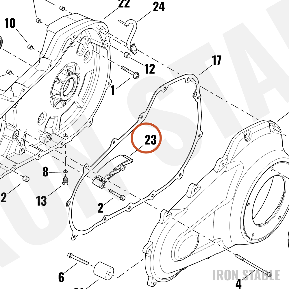 Harley-Davidson Tensioner, Pri Chn, Assembly
