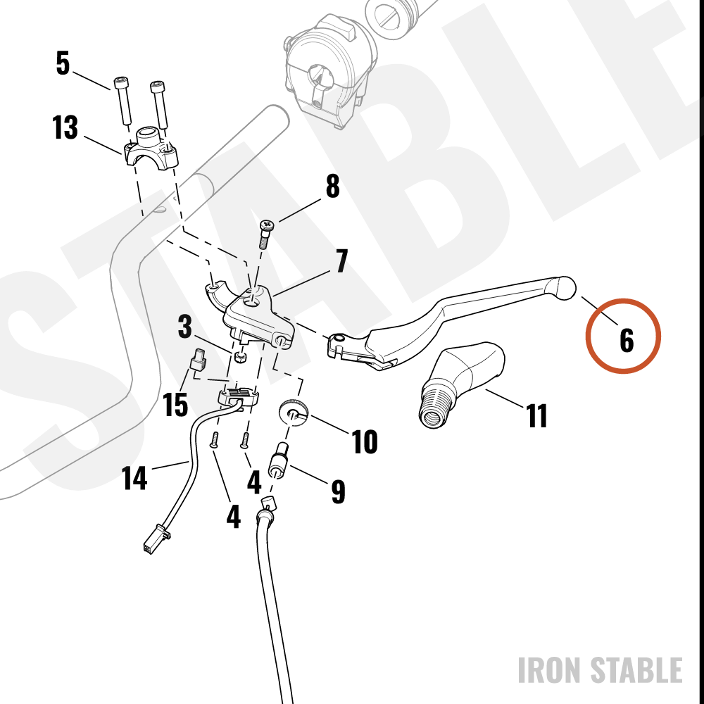 Harley-Davidson Clutch Lever