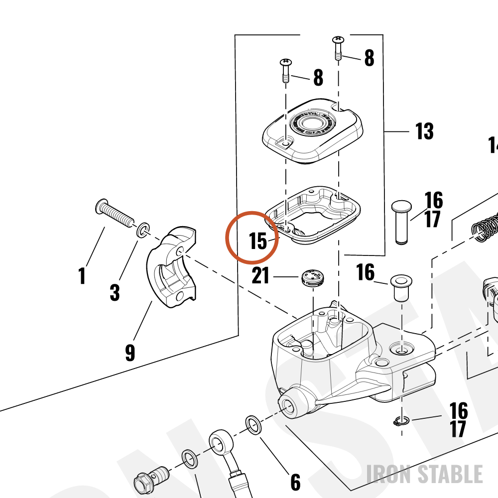 Harley-Davidson Gasket, Cover, Master Cyl
