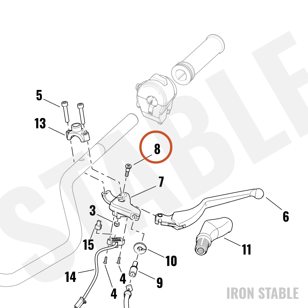 Harley-Davidson Clutch Lvr Pivot Blt