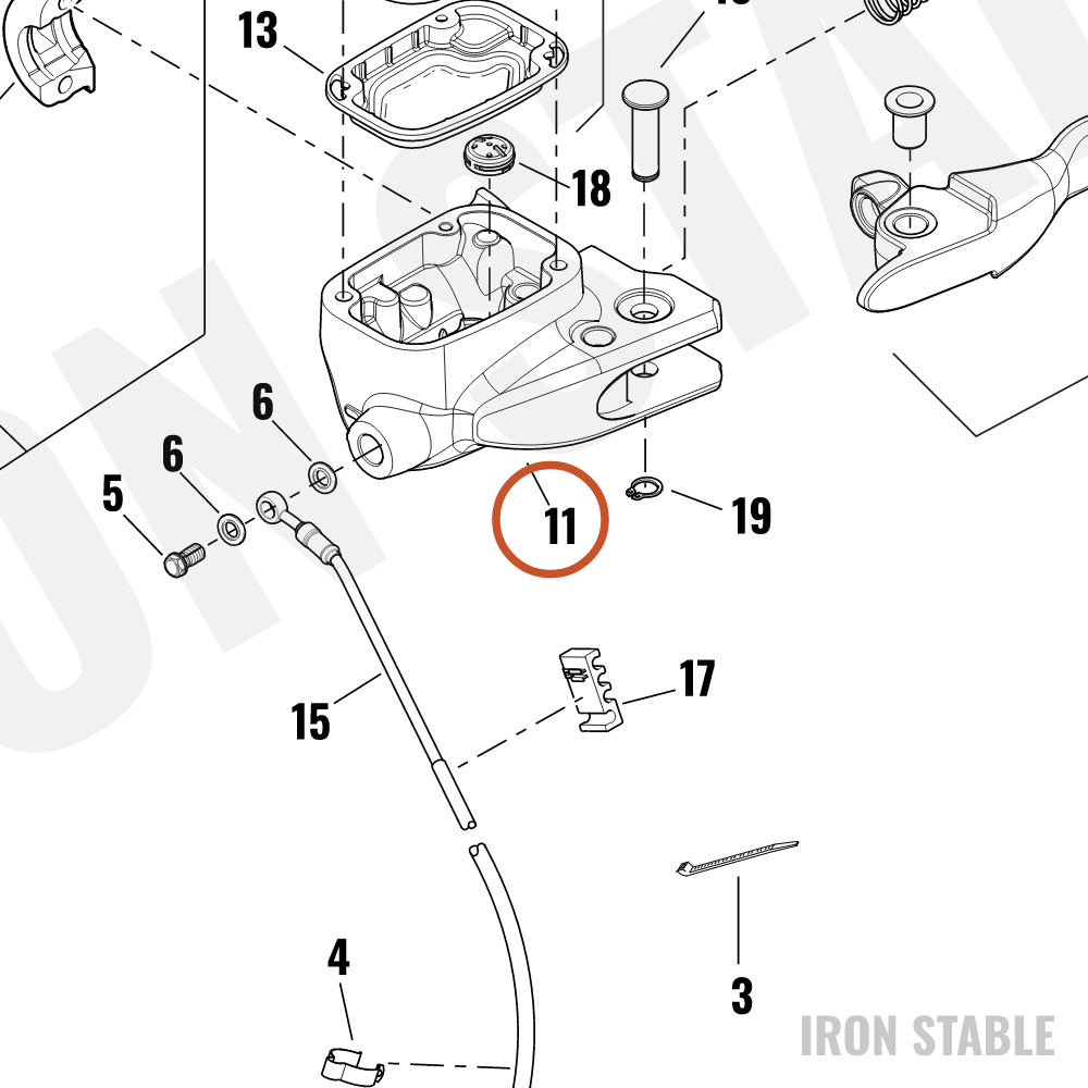 Harley-Davidson Cylinder, Cl Lvr Ma, Assembly