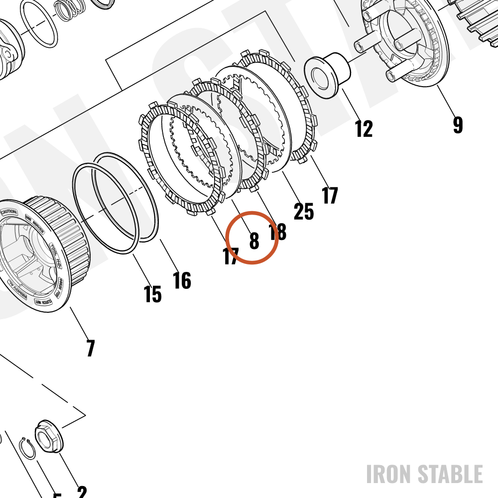 Harley-Davidson Clutch Plate