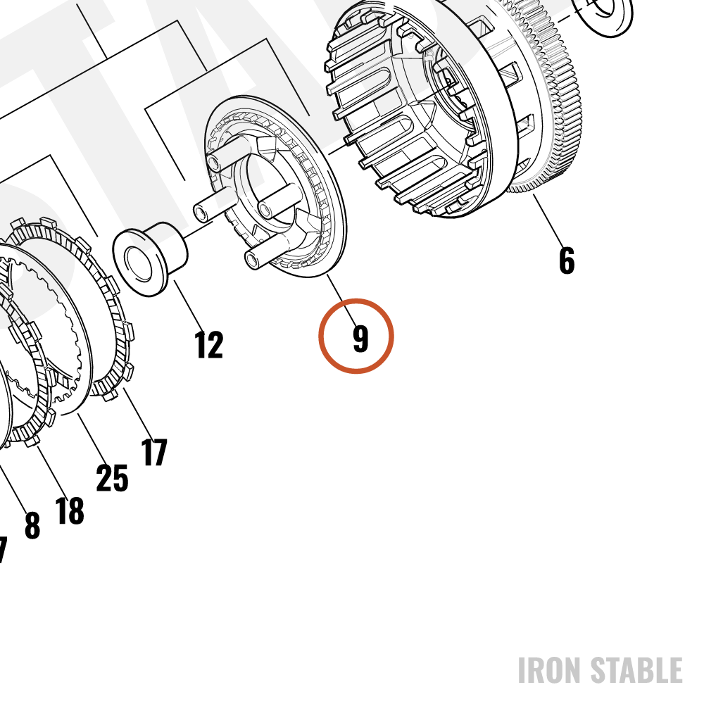 Harley-Davidson Pressure Plate, Clutch